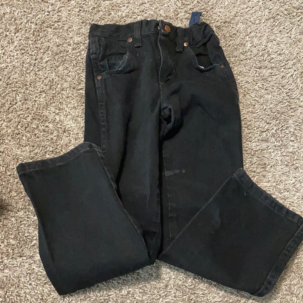 Boys black wranglers
